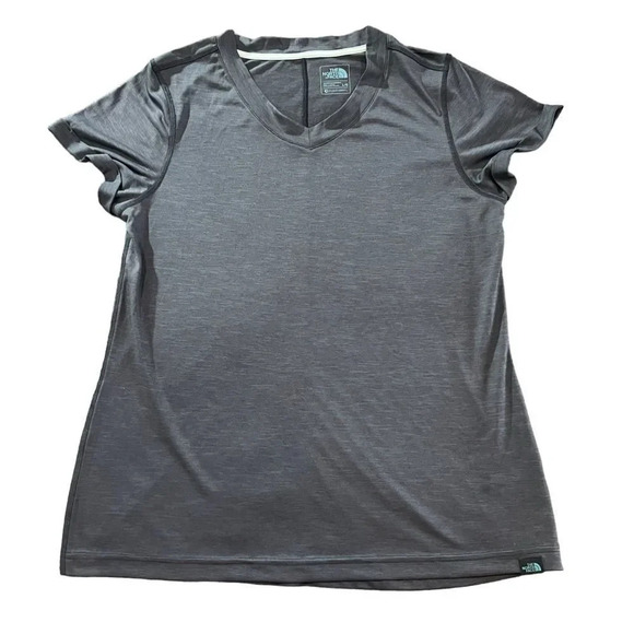 The North Face Hyperlayer FD Short Sleeve V-Neck Tech Tee -‎ Women's Large - Picture 1 of 3